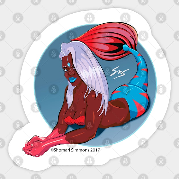 Mystic Mermaid Sticker by illykid